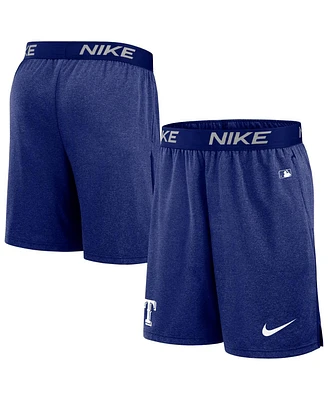 Nike Men's Royal Texas Rangers Authentic Collection Practice Performance Shorts