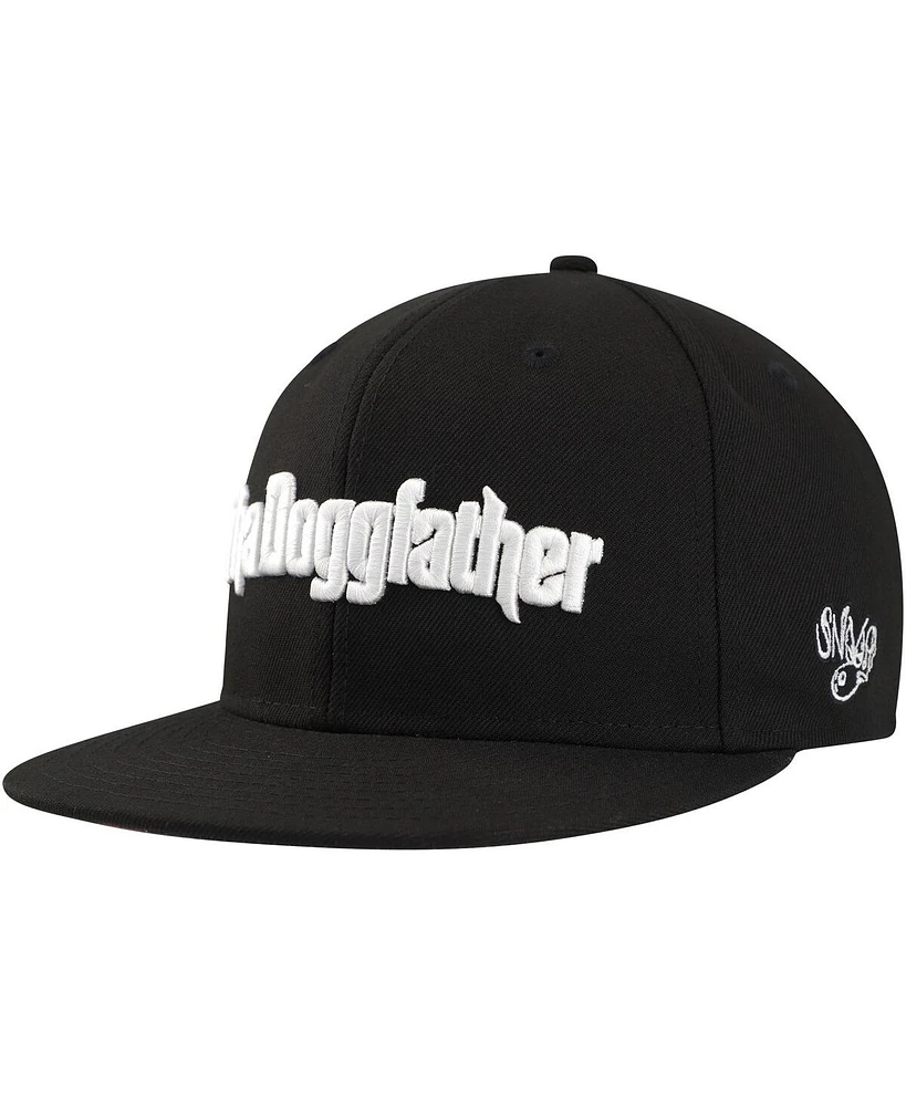 Lids Men's Black Death Row Records Doggfather Fitted Hat