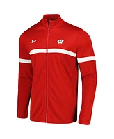 Under Armour Men's Red Wisconsin Badgers 2023 Assist Warm Up Full-Zip Jacket