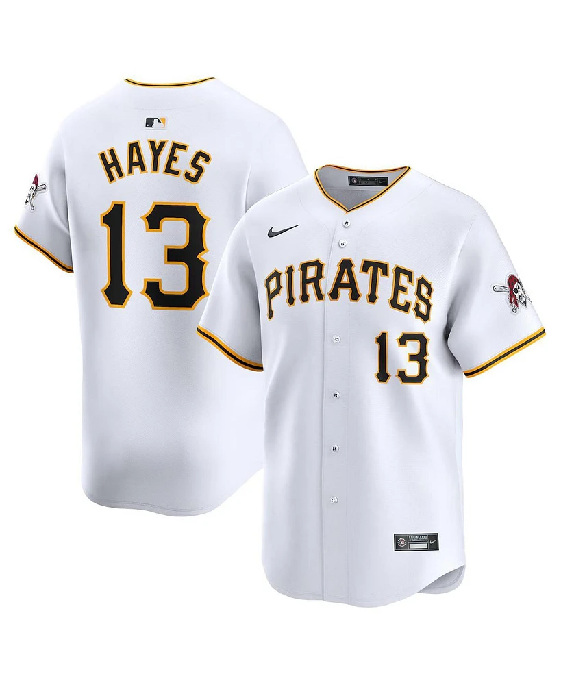 Nike Men's Ke'Bryan Hayes White Pittsburgh Pirates Home Limited Player Jersey