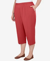 Alfred Dunner Plus Sedona Sky Capri Pant