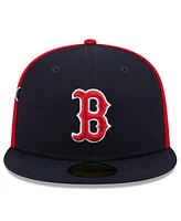 New Era Men's Navy/Red Boston Red Sox Gameday Sideswipe 59Fifty Fitted Hat