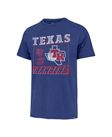 47 Brand Men's Royal Texas Rangers Outlast Franklin T-Shirt