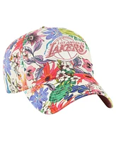 47 Women's Cream Los Angeles Lakers Pollinator Clean Up Adjustable Hat