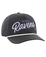 47 Men's Black Baltimore Ravens Fairway Hitch Brrr Adjustable Hat