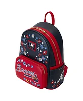 Loungefly Atlanta Braves Floral Mini Backpack