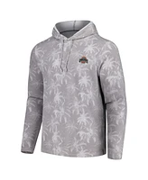 Tommy Bahama Men's Gray Ohio State Buckeyes Palm Frenzy Hoodie Long Sleeve T-Shirt