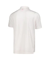 FootJoy Men's Light Pink The Players Painted Floral Lisle ProDry Polo