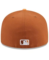 New Era Men's Brown/Orange St. Louis Cardinals Spring Color Basic Two-Tone 59fifty Fitted Hat