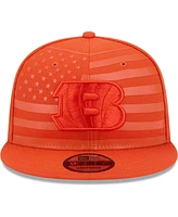 New Era Men's Orange Cincinnati Bengals Independent 9Fifty Snapback Hat