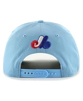 47 Brand Men's Powder Blue Montreal Expos Cooperstown Collection Wax Pack Premier Hitch Adjustable Hat