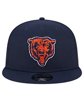 New Era Men's Navy Chicago Bears Main Trucker 9Fifty Snapback Hat