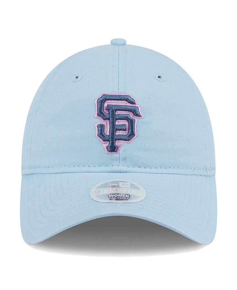 New Era Women's San Francisco Giants Multi Light Blue 9Twenty Adjustable Hat