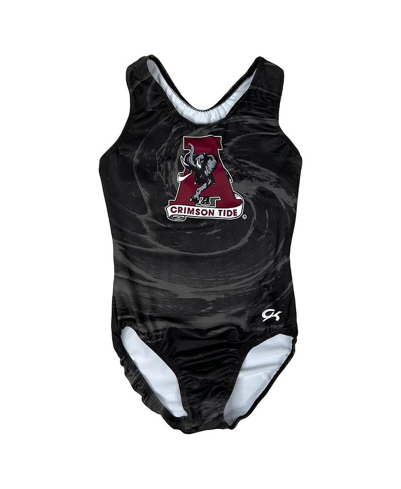 Women's Black Alabama Crimson Tide Replica Gymnastics Racerback Leotard