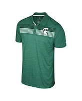 Colosseum Men's Green Michigan State Spartans Langmore Polo