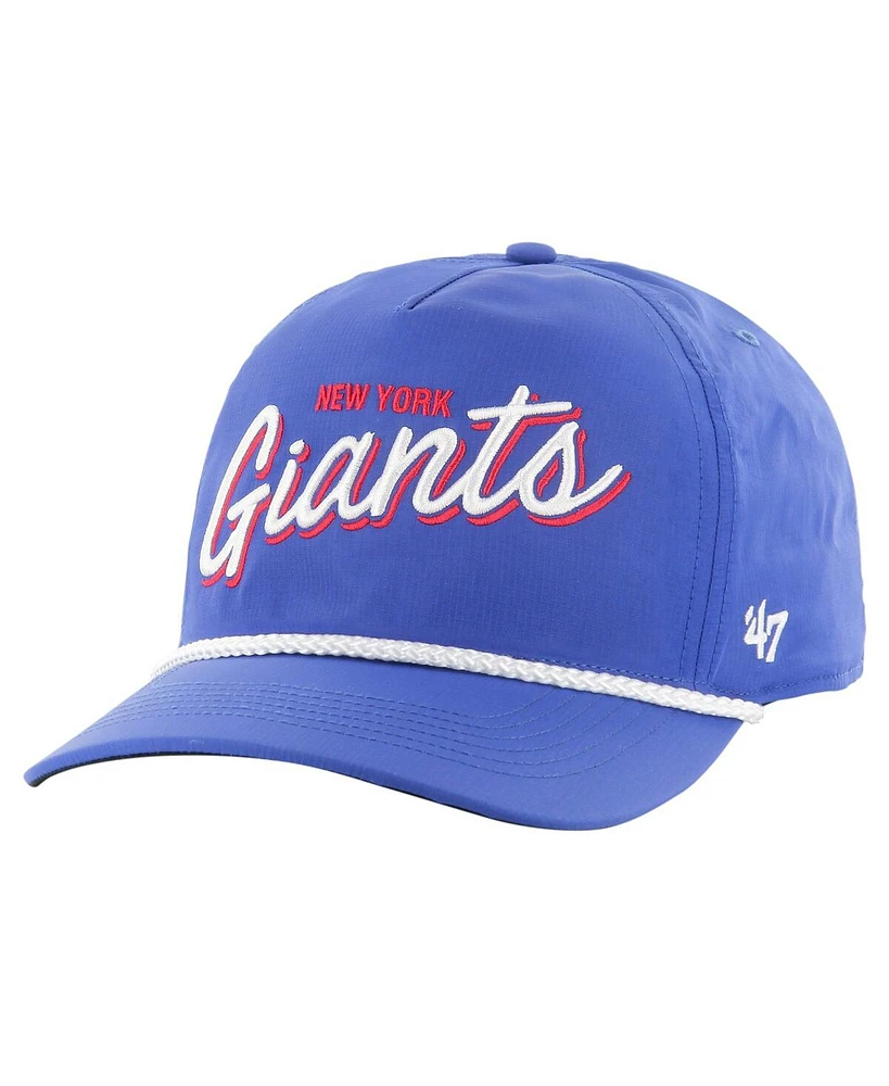 47 Brand Men's Royal New York Giants Fairway Hitch brrr Adjustable Hat