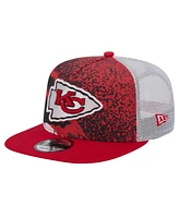 New Era Men's Red Kansas City Chiefs Court Sport 9Fifty Snapback Hat