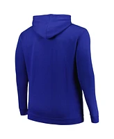 Profile Men's Blue New York Rangers Big Tall Arch Over Logo Pullover Hoodie