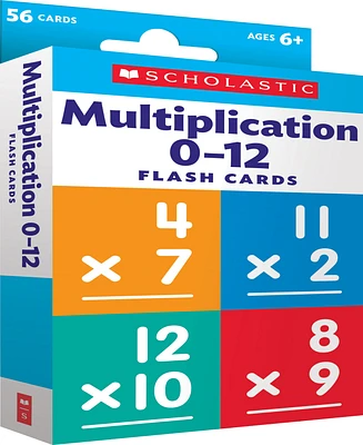 Readerlink Scholastic-Flash Cards: Multiplication 0