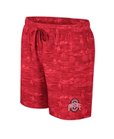 Colosseum Men's Scarlet Ohio State Buckeyes Ozark Swim Shorts