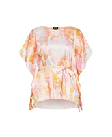 City Chic Women's Sunset Print Top