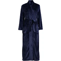 Lands' End Women's Tall Cozy Plush Long Wrap Robe