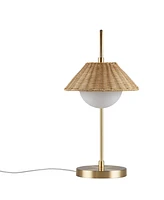 Ink+Ivy Laguna Rattan Weave Table Lamp