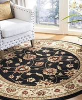 Safavieh Lyndhurst LNH553 and Ivory 5'3" x 5'3" Round Area Rug