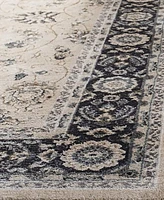 Safavieh Lyndhurst LNH340 Light Beige and Anthracite 2'3" x 12' Runner Area Rug