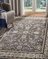 Safavieh Lyndhurst LNH340 Gray and Cream 9' x 12' Area Rug