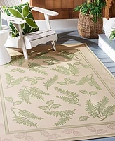 Safavieh Courtyard CY0772 Natural and Olive 2'7" x 5' Outdoor Area Rug