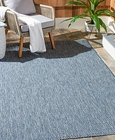 Safavieh Courtyard CY8521 Navy and Gray 2' x 3'7" Sisal Weave Outdoor Area Rug