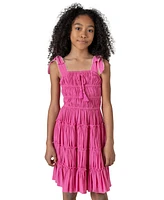 Rare Editions Big Girls Smocked Dress