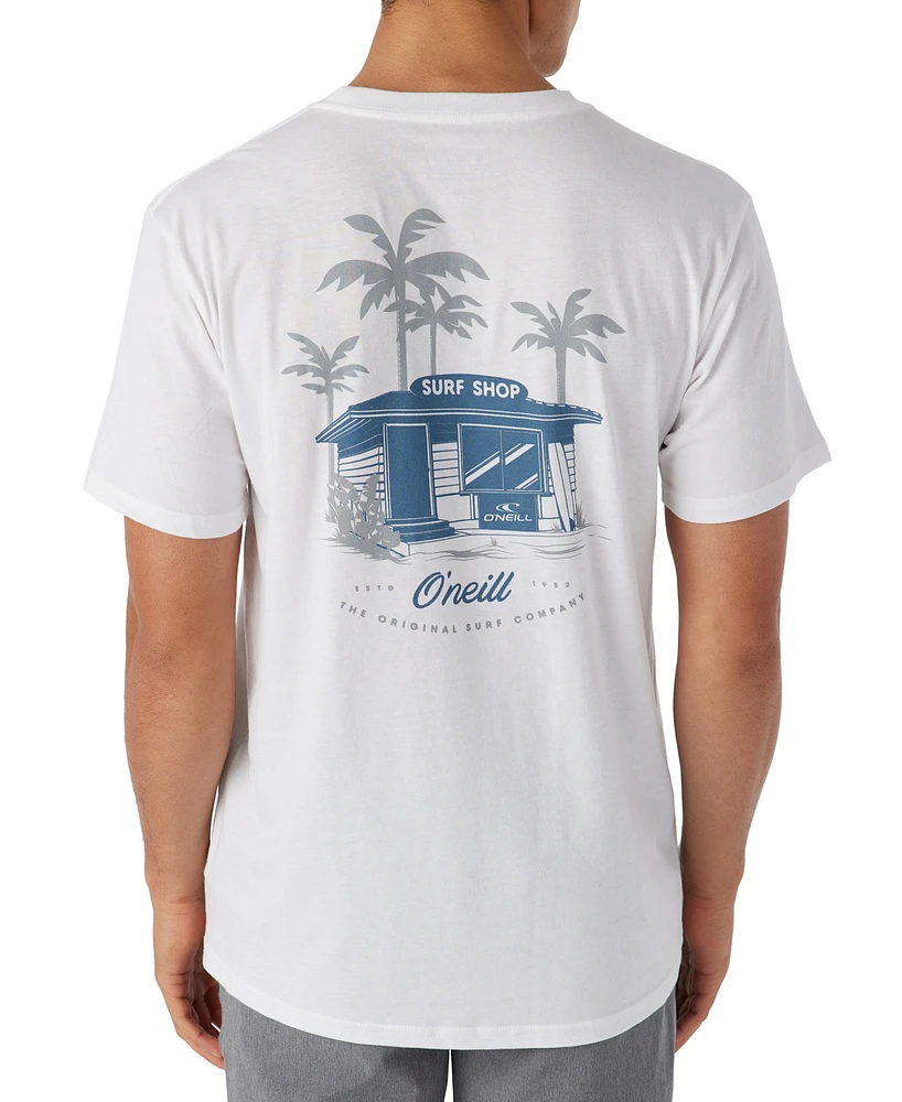 O'Neill Men's The Surf Shop Relaxed Fit Short-Sleeve Crewneck T-Shirt