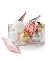 Holiday Lane Sugar Plum Finial & Round Shatterproof Ornaments, Set of 16, Created for Macy's