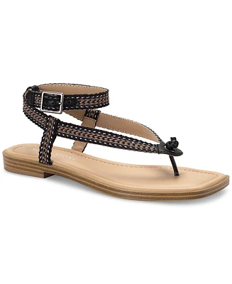 Sun + Stone Murphyy Woven Thong Sandals, Created for Macy's