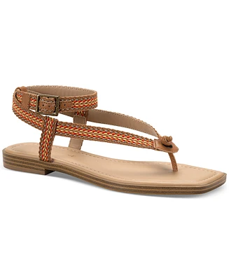 Sun + Stone Murphyy Woven Thong Sandals, Created for Macy's