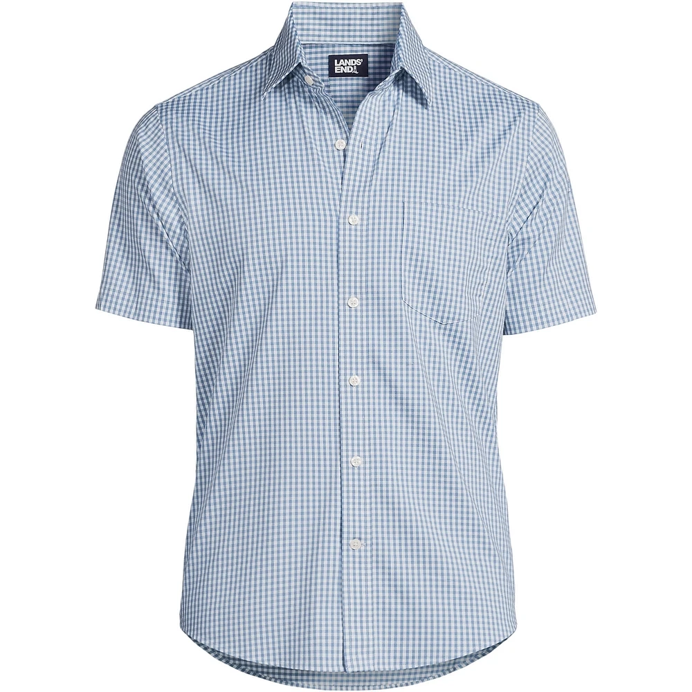 Lands' End Men's Short Sleeve Travel Kit Shirt
