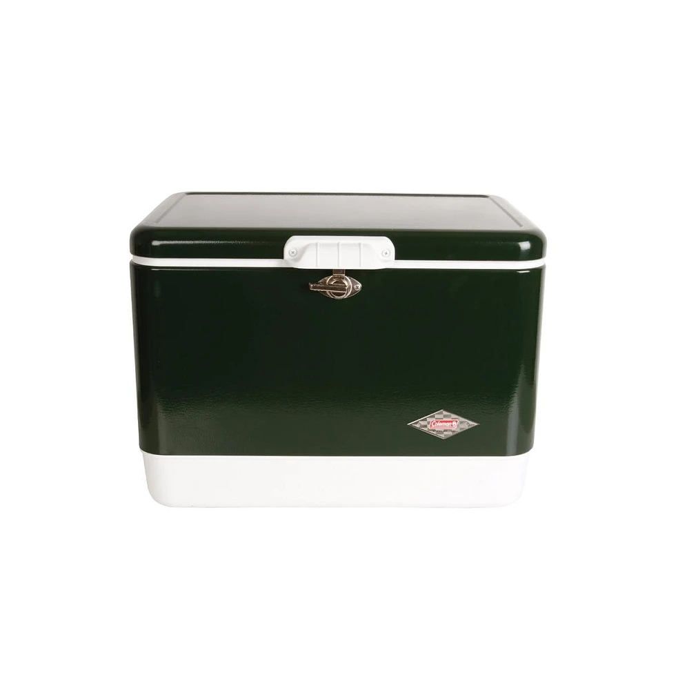 Coleman Vintage 54 Qt. Steel Belted Cooler, Green