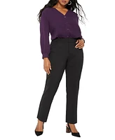 Eloquii Plus Kady Fit Double-Weave Pant