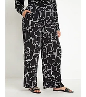 Eloquii Plus Size Printed Wide Leg Pant - Dandy doodle