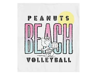 Hybrid Apparel Peanuts Beach Volleyball Mens Short Sleeve Tee