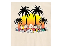 Hybrid Apparel Peanuts Summer Mens Short Sleeve Tee