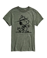 Hybrid Apparel Peanuts Outdoor Mens Short Sleeve Tee