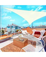 Yescom Ft 97% Uv Block Triangle Sun Shade Sail Canopy Cover Net Outdoor Patio Yard