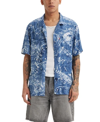 Levi's Men's Relaxed-Fit Camp Collar Shirt