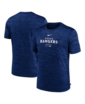 Men's Nike Royal Texas Rangers Authentic Collection Velocity Performance Practice T-shirt