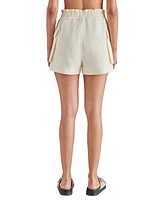 Steve Madden Women's Gaelle Cotton Paperbag-Waist Shorts