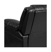 Emma+Oliver Recliner With Bustle Back And Padded Arms