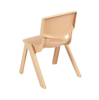 4 Pack Plastic Stackable Pre-k/School Chairs With 10.5"H Seat